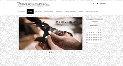 Desktop Screenshot of myvintageacademy.com