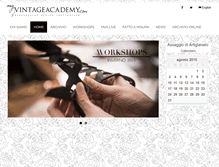 Tablet Screenshot of myvintageacademy.com